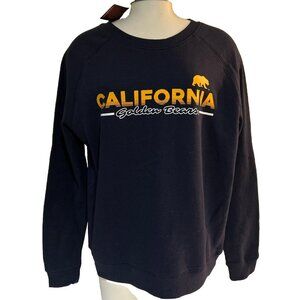 NEW Cal California Golden Bears Navy Colosseum Crew Neck Sweatshirt Women's M